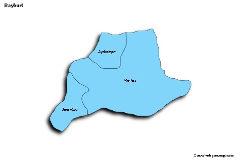 Sample Maps for Bayburt (blue,shadowy)