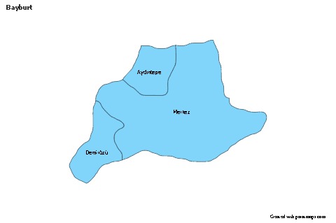 Sample Maps for Bayburt (blue)