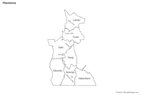 Sample Maps for Maniema (blue,shadowy)