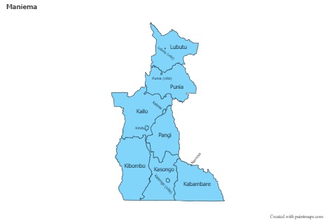 Sample Maps for Maniema (blue)