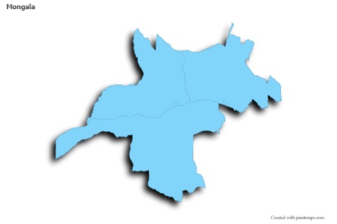 Sample Maps for Mongala (blue,outline,shadowy)