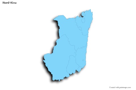 Sample Maps for Nord-Kivu (blue,outline,shadowy)