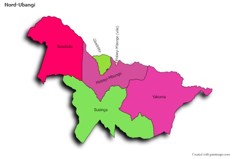 Sample Maps for Nord-Ubangi (colored,shadowy)