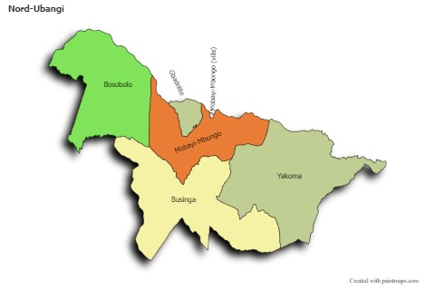 Sample Maps for Nord-Ubangi (colored)