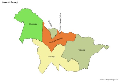 Sample Maps for Nord-Ubangi (black-white,shadowy)