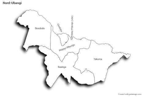 Sample Maps for Nord-Ubangi (black-white)
