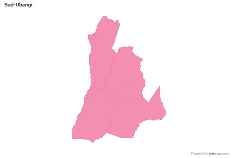 Sample Maps for Sud-Ubangi (pink,outline)