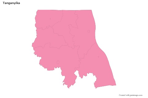 Sample Maps for Tanganyika (pink,outline)