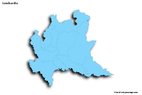 Contoh Peta untuk Lombardia (biru,garis luar,bayangan)