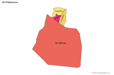 Sample Maps for Al-Muthannia (colored)