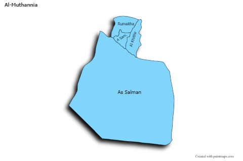 Sample Maps for Al-Muthannia (blue,shadowy)
