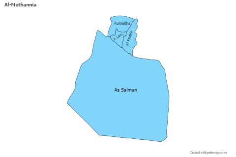 Sample Maps for Al-Muthannia (blue)