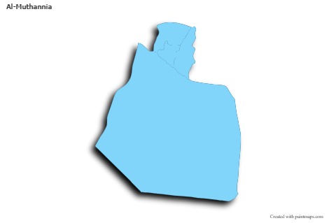Sample Maps for Al-Muthannia (blue,outline,shadowy)