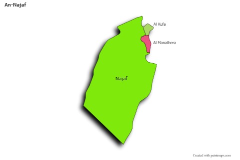Sample Maps for An-Najaf (colored,shadowy)