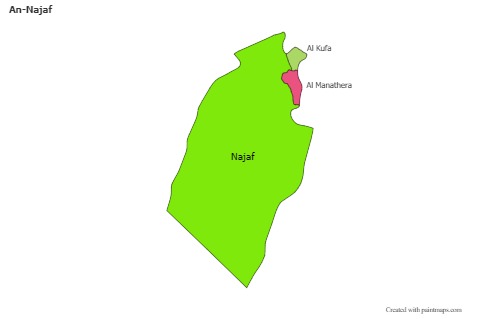 Sample Maps for An-Najaf (colored)
