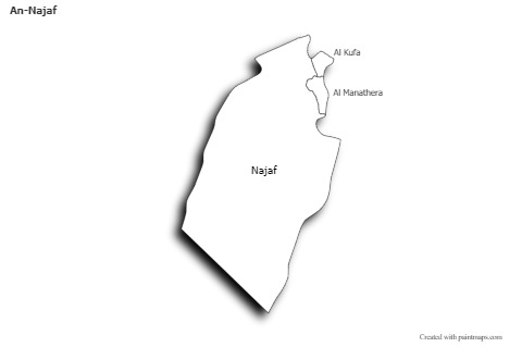 Sample Maps for An-Najaf (black-white,shadowy)