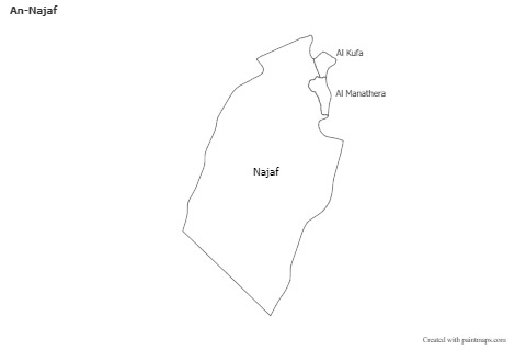 Sample Maps for An-Najaf (black-white)
