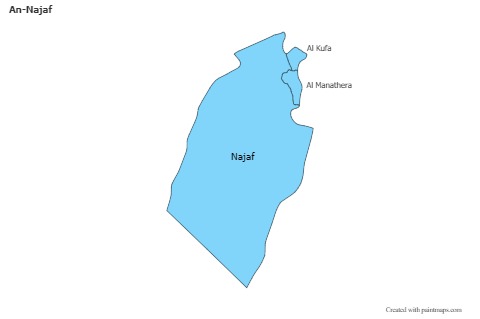 Sample Maps for An-Najaf (blue)