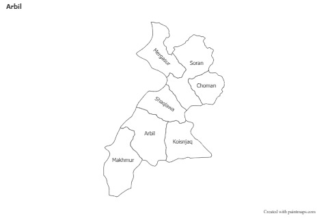 Sample Maps for Arbil (black-white)