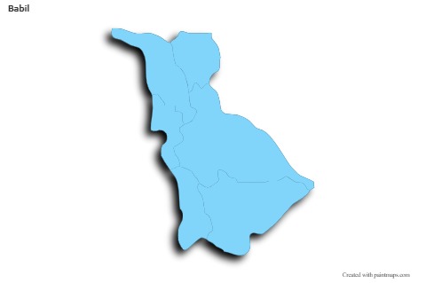Sample Maps for Babil (blue,outline,shadowy)