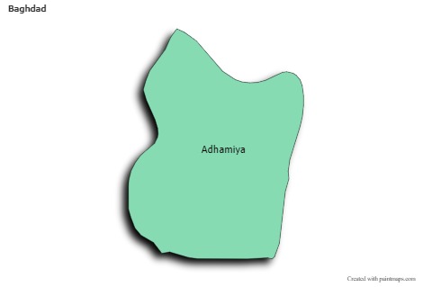Sample Maps for Baghdad (colored,shadowy)