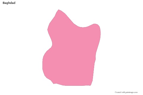 Sample Maps for Baghdad (pink,outline)