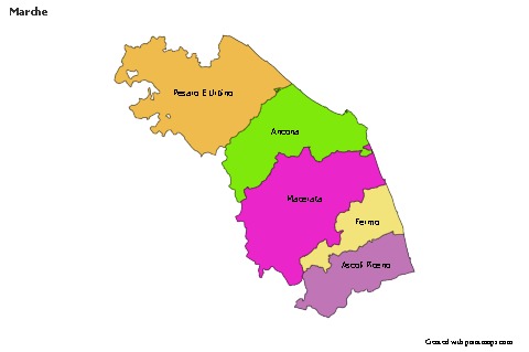 Sample Maps for Marche (colored)