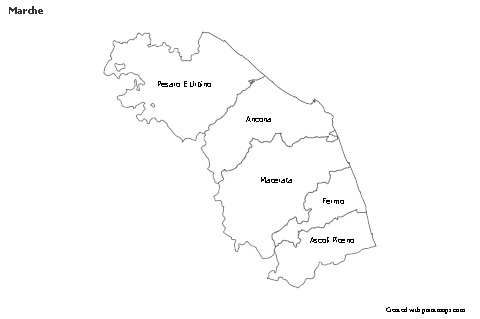 Sample Maps for Marche (black-white)