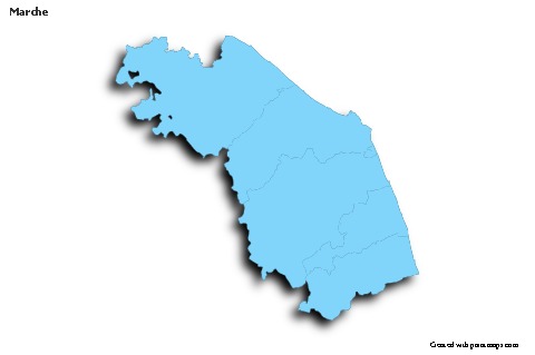 Sample Maps for Marche (blue,outline,shadowy)