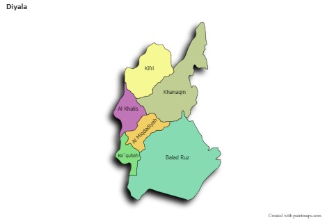 Sample Maps for Diyala (colored,shadowy)