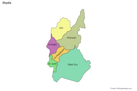 Sample Maps for Diyala (colored)
