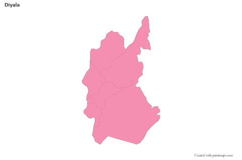 Sample Maps for Diyala (pink,outline)