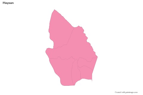 Sample Maps for Maysan (pink,outline)