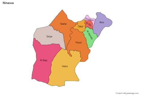 Sample Maps for Ninawa (colored)