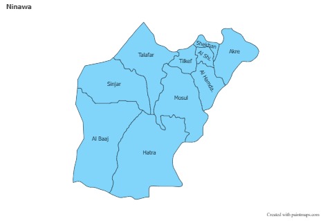 Sample Maps for Ninawa (blue)