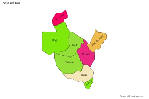 Sample Maps for Sala ad-Din (colored)