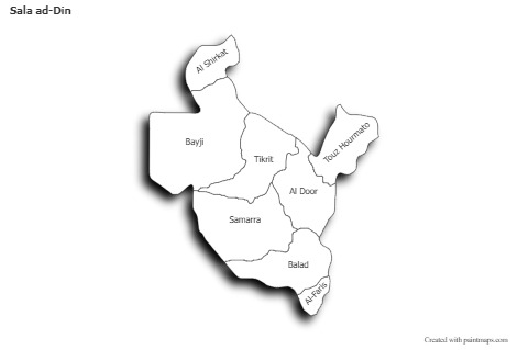 Sample Maps for Sala ad-Din (black-white,shadowy)