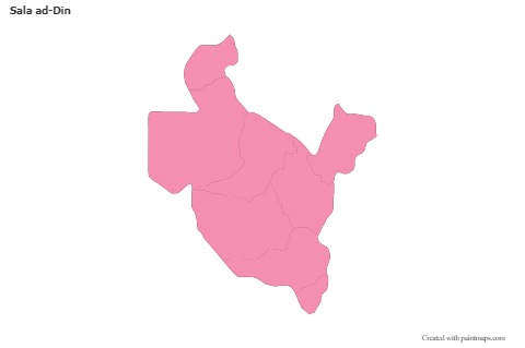 Sample Maps for Sala ad-Din (pink,outline)