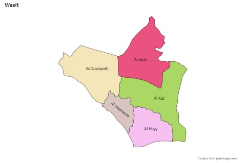 Sample Maps for Wasit (colored)