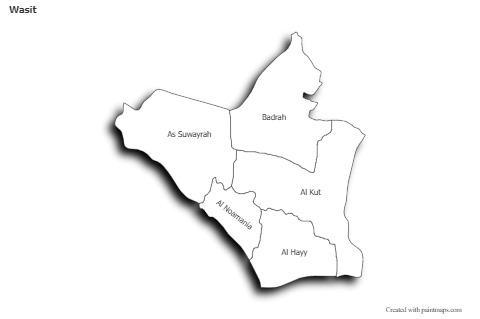 Sample Maps for Wasit (black-white,shadowy)