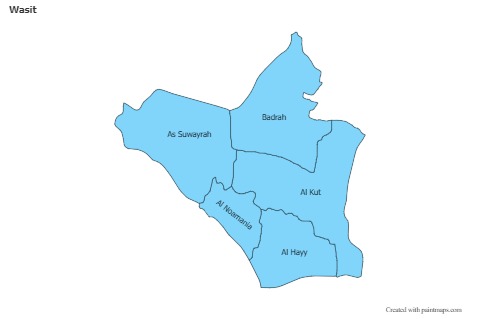 Sample Maps for Wasit (blue)