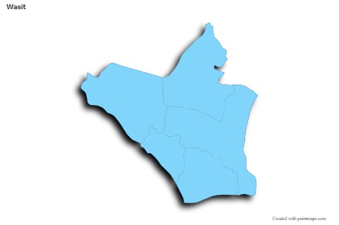 Sample Maps for Wasit (blue,outline,shadowy)