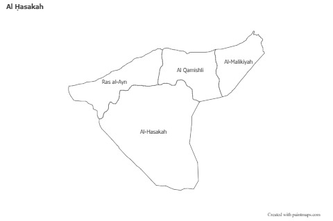 Sample Maps for Al Ḥasakah (black-white)