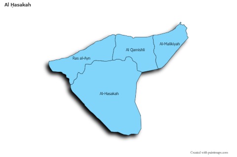 Sample Maps for Al Ḥasakah (blue,shadowy)