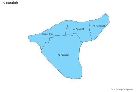 Sample Maps for Al Ḥasakah (blue)