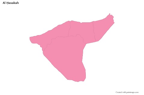 Sample Maps for Al Ḥasakah (pink,outline)