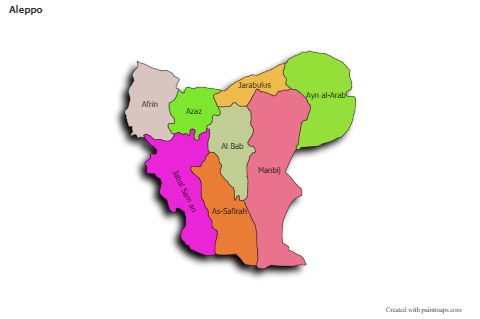 Sample Maps for Aleppo (colored,shadowy)