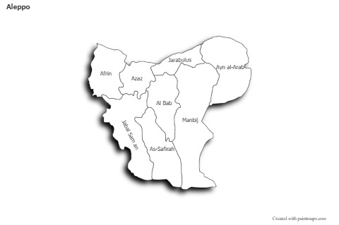 Sample Maps for Aleppo (black-white,shadowy)