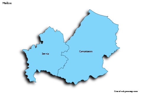 Contoh Peta untuk Molise (biru,bayangan)