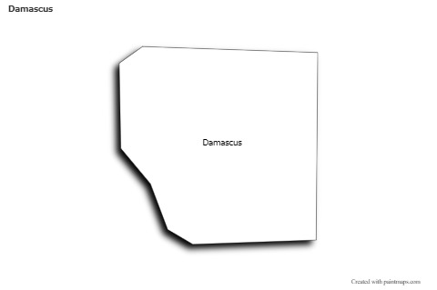 Sample Maps for Damascus (black-white,shadowy)